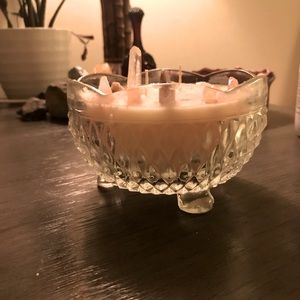 Divine Spark 5D New Earth Charged Crystal Beeswax Candle